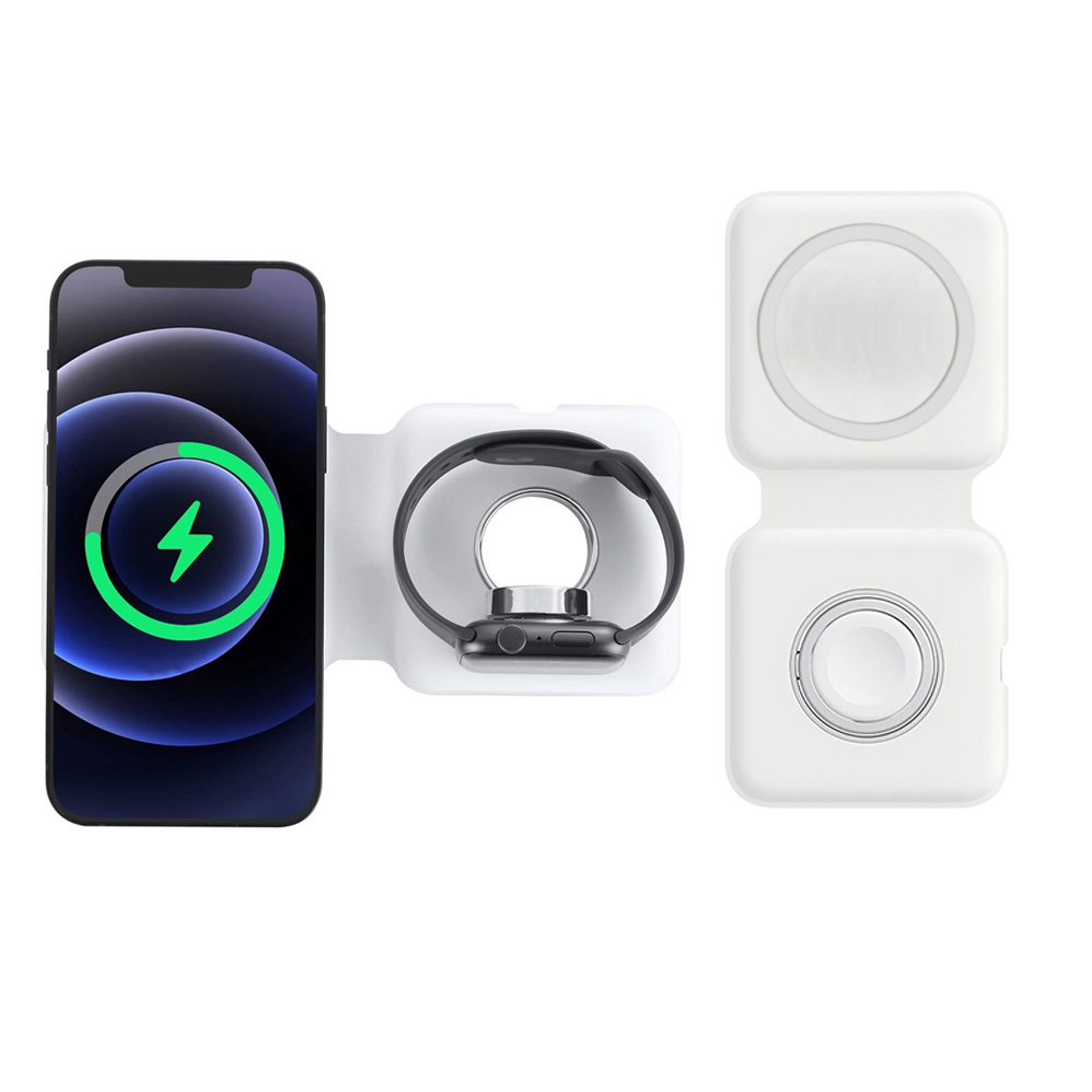 Smartwatch X12 - 2IN1 Magsafe Duo Magnetische Drahtlose Ladegerät