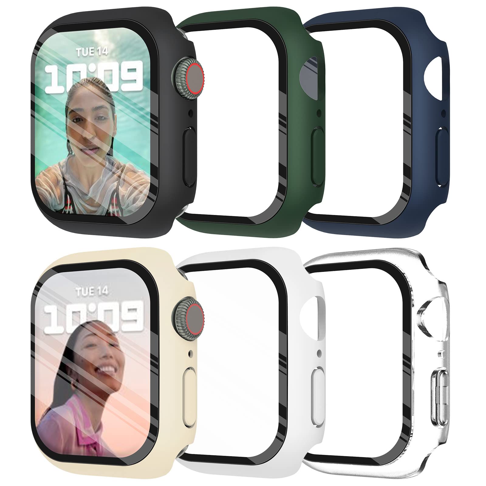 Garmin Smartwatch Accessories - Gehärtetes Glas + Abdeckung für Apple
