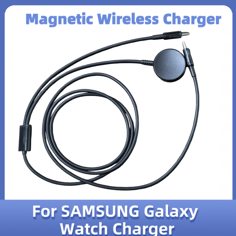 Wireless Charger Watch - Typ-C 2-in-1 Magnetisches Kabelloses Metall-Ladegerät für