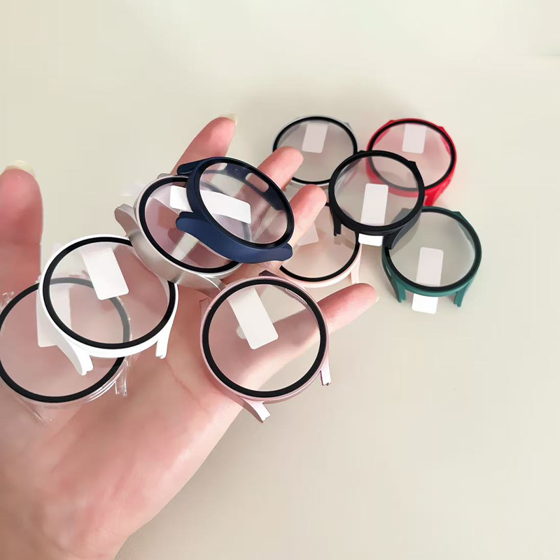 Samsung Smartwatch Accessories - Gehärtetes Glas + Hülle für Samsung