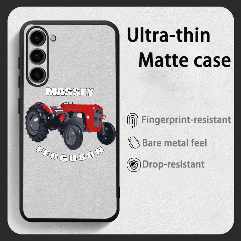 Samsung Galaxy S24 - Massey Ferguson Traktor-Handyhülle im coolen Design