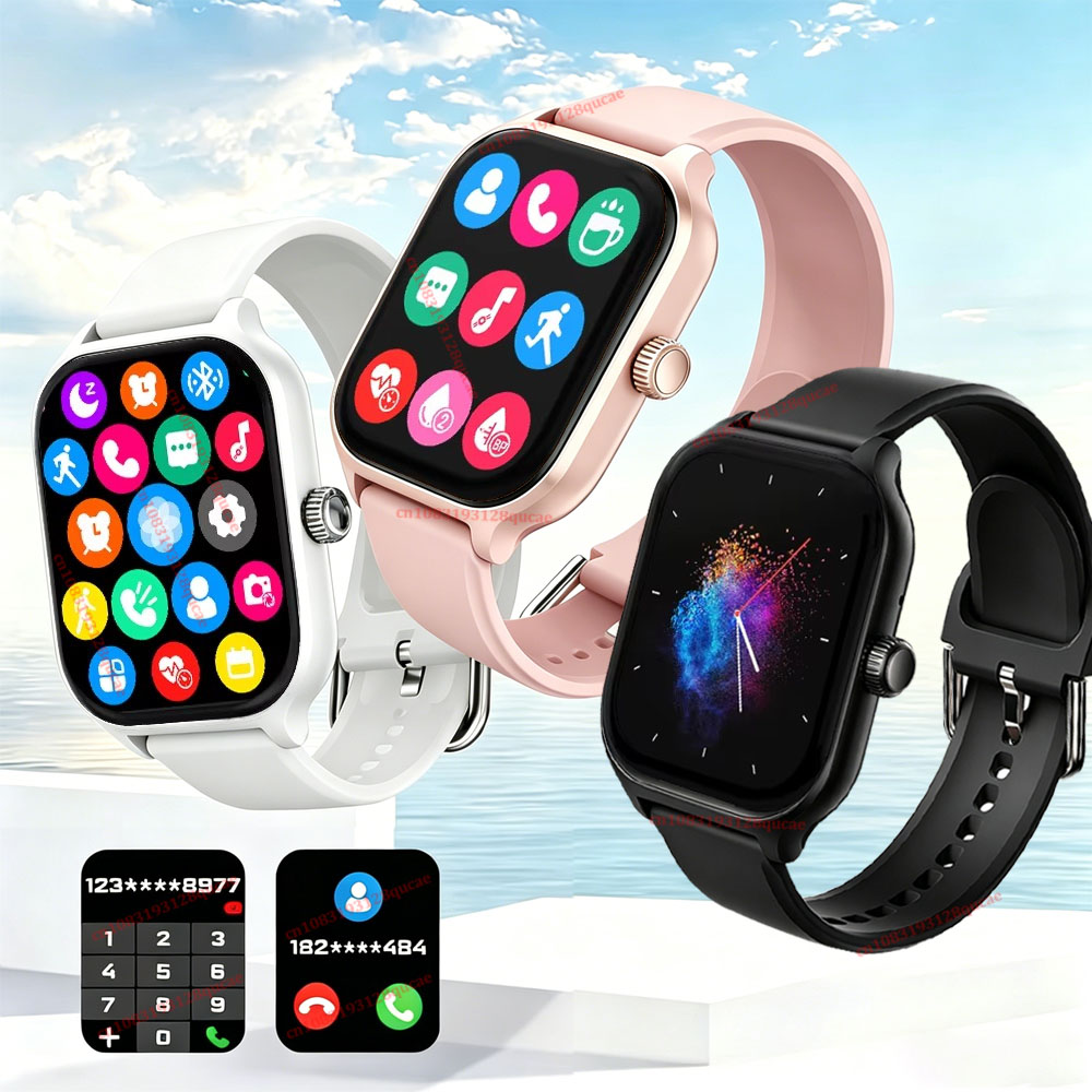 Smartwatch X12 - Smartwatch mit Anruffunktion, Fitness-Tracking, Herzfrequenz- und