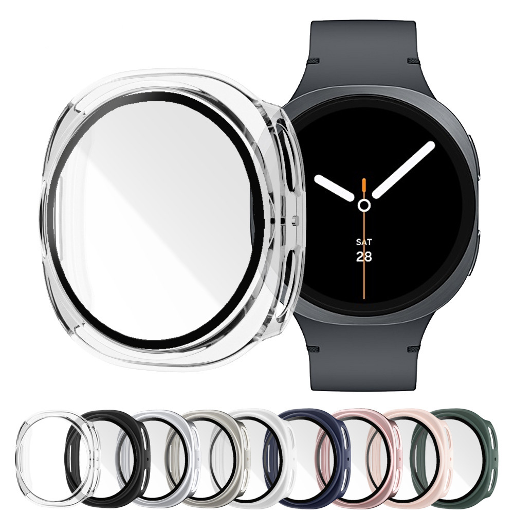 Samsung Smartwatch Accessories - Gehärtetes Glas + Hülle für Samsung
