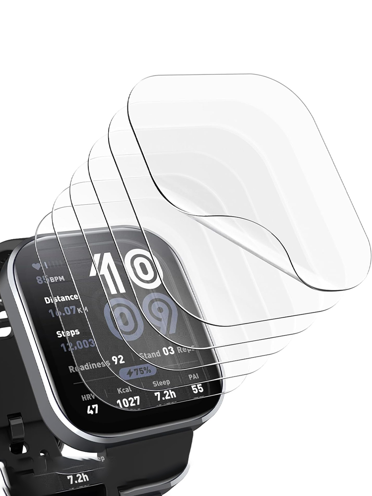 Smartwatch Straps & Accessories - Displayschutzfolie für Amazfit Bip 6, Smartwatch-Zubehör,