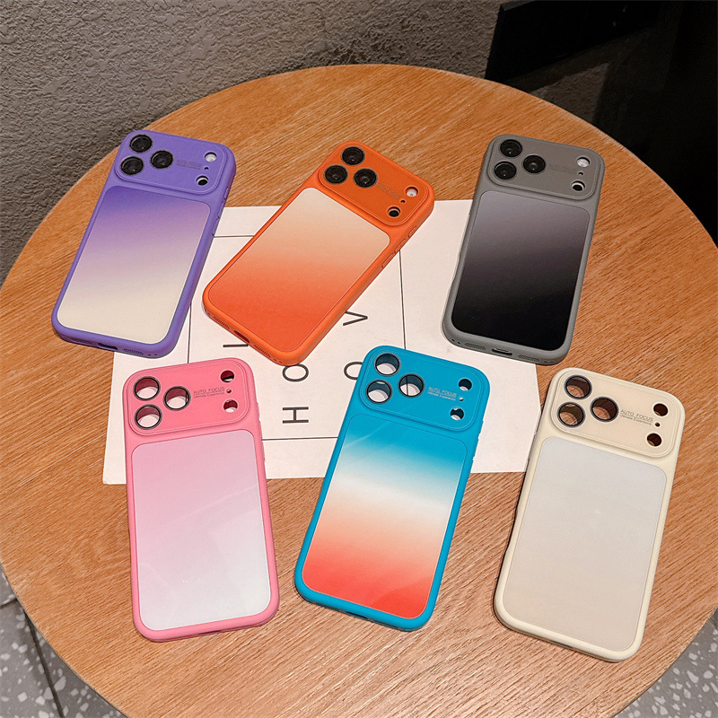 Apple Iphone 15 Pro Max - Luxuriöse Candy-Farben Farbverlauf Handyhülle für iPhone