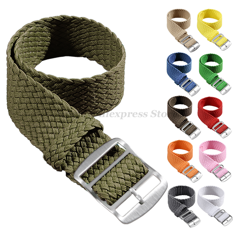 Nylon Nato Strap - Gewebtes Nylonarmband für Perlon-Uhrenarmband, hochwertige Mode,
