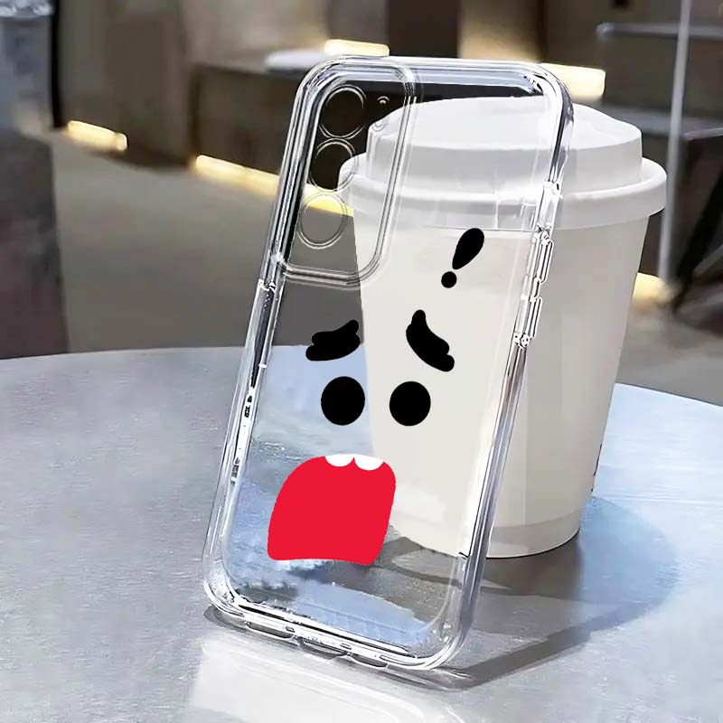 Oppo A78 - Cartoon-Schutzhülle mit niedlichem Emoji-Muster für OPPO