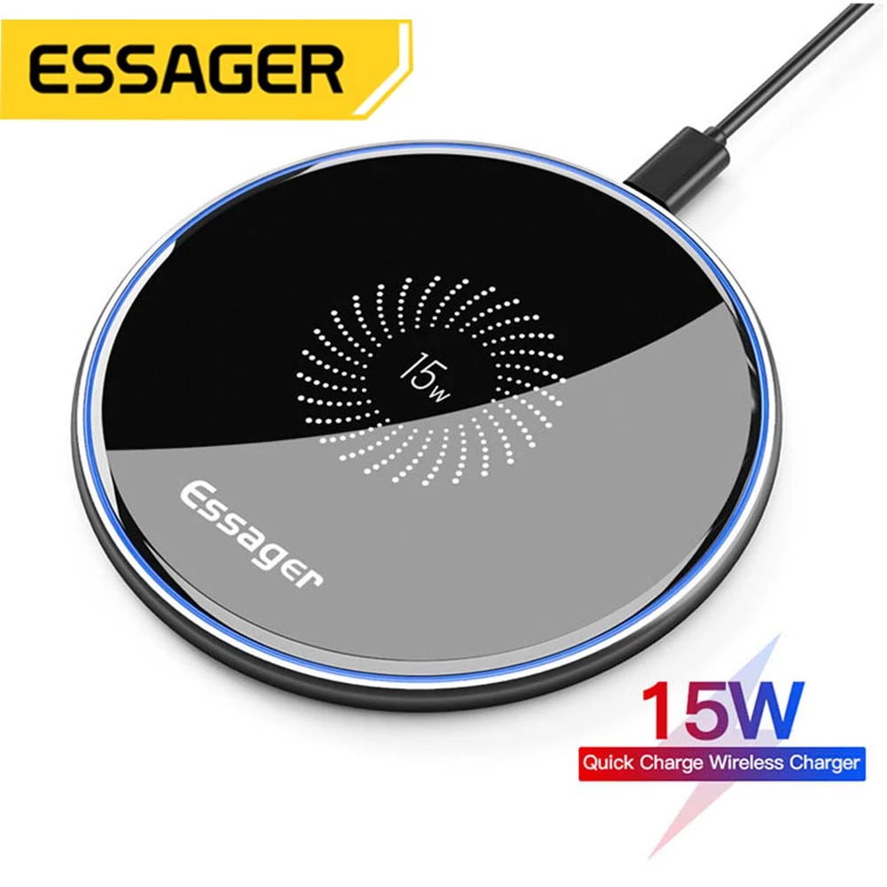 Wireless Charger Watch - Essager 15 W Schnelle Drahtlose Ladegerät