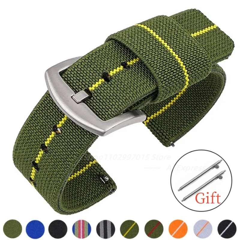 Nylon Nato Strap - Nylon-Uhrenarmband, 18 mm, 20 mm, 22