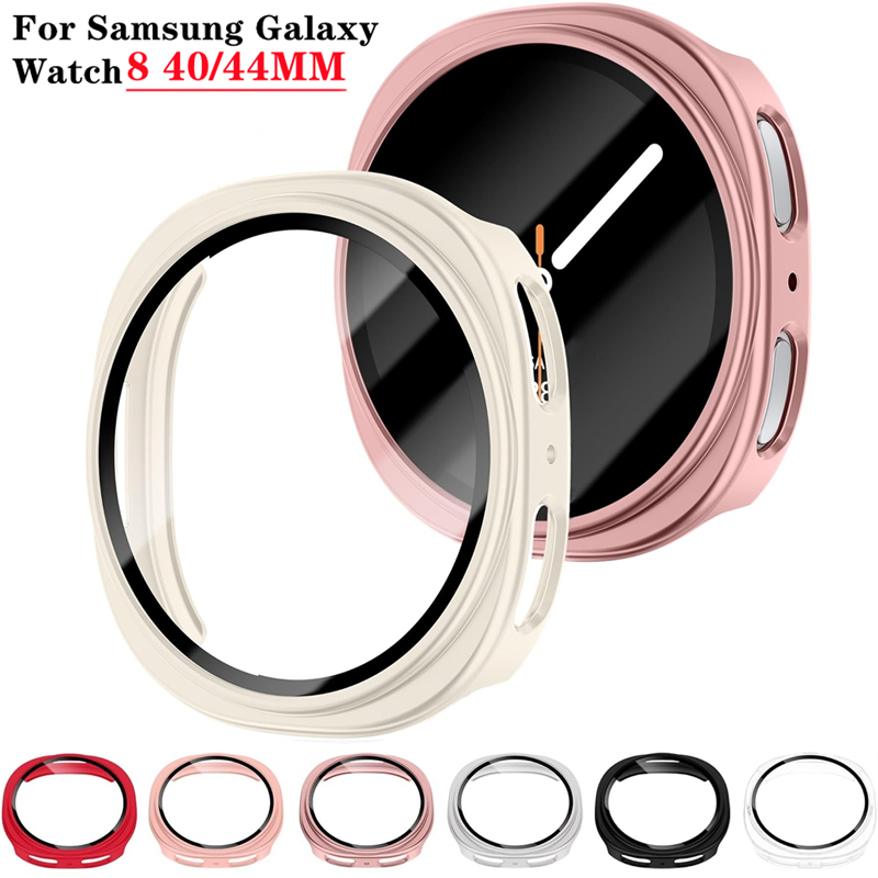 Samsung Smartwatch Accessories - Gehärtetes Glas + Hülle für Samsung