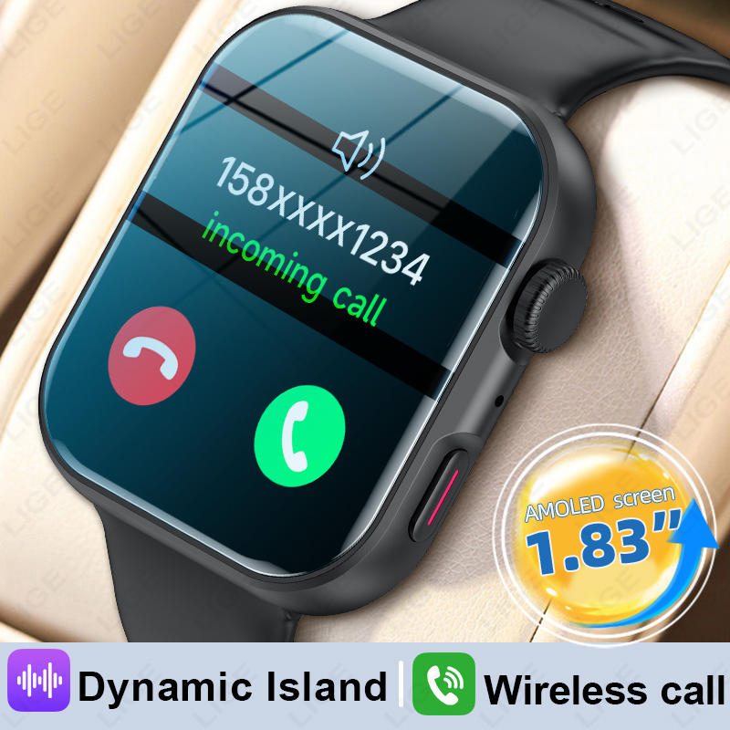 Smartwatch X12 - LIGE 1,83 Zoll HD-Bildschirm Smartwatch für