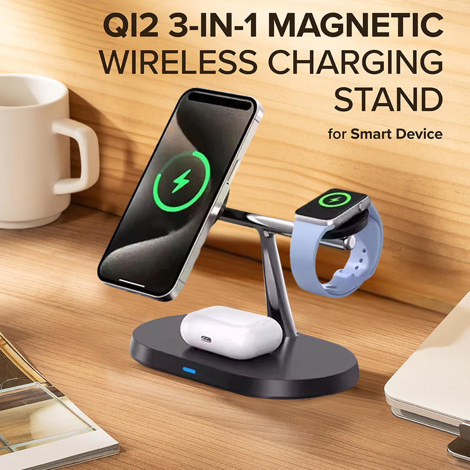 3-in-1 Magnetisches Kabelloses – Wireless Charger Watch Bewertung und Preis