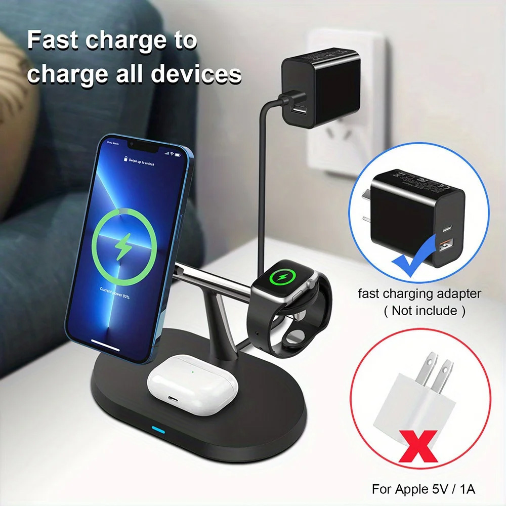3-in-1 Magnetisches Kabelloses – Wireless Charger Watch Bewertung und Preis