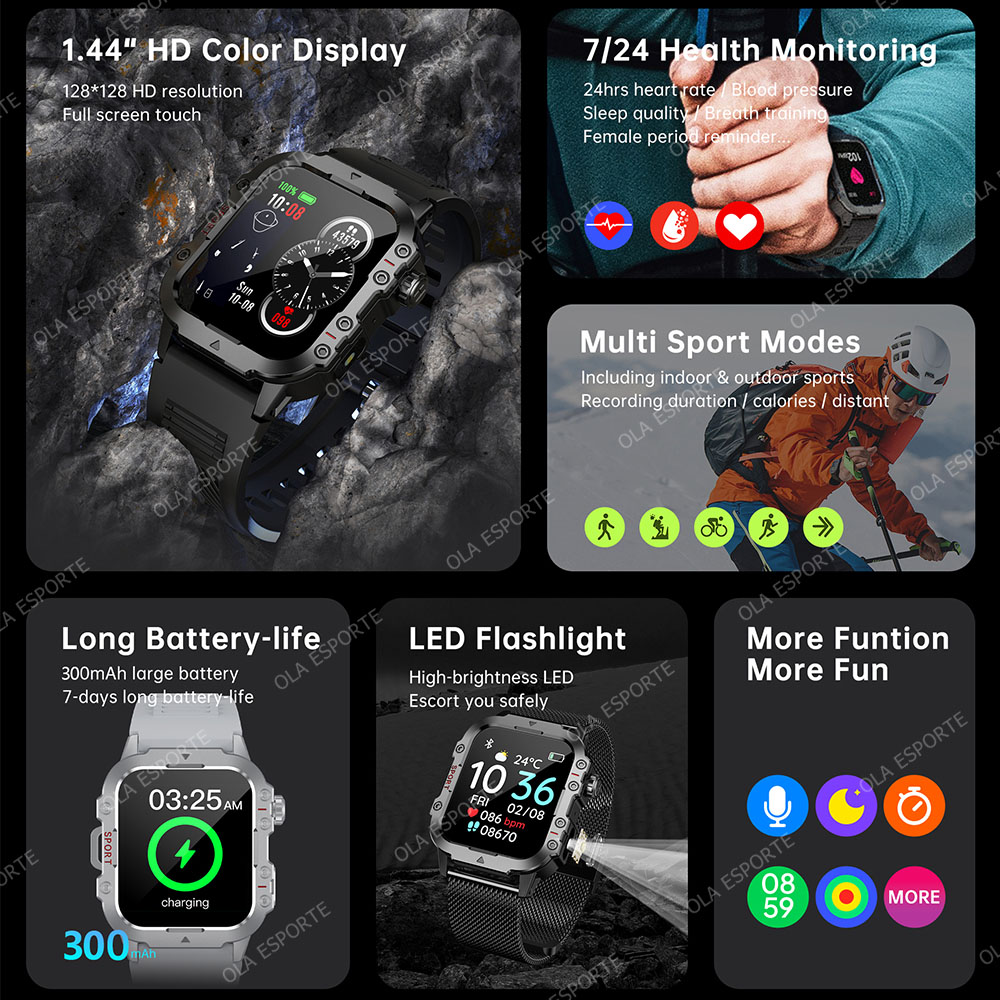 2026 Neue Robuste Militär-GPS- – Smartwatch X12 Bewertung und Preis