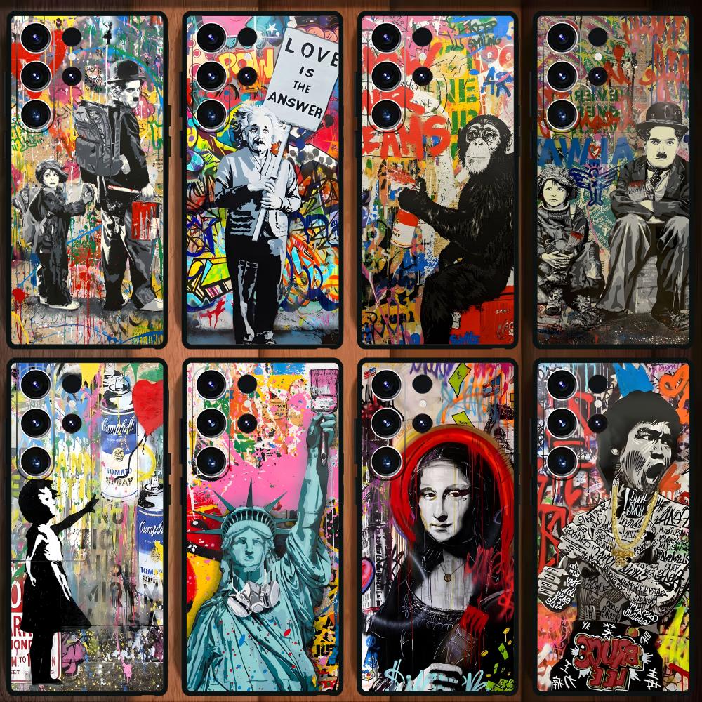 Banksy Graffiti Art Handyhülle – Samsung Galaxy S24 Bewertung und Preis
