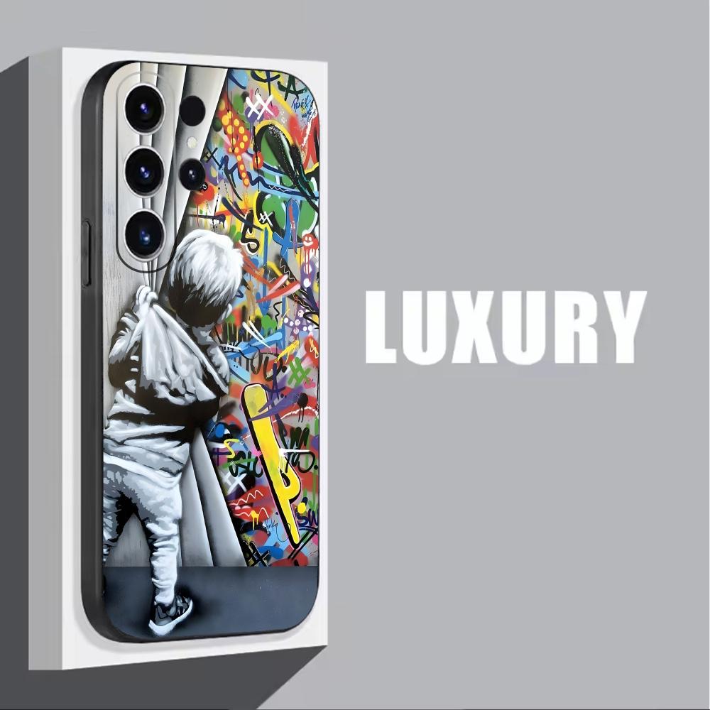 Banksy Graffiti Art Handyhülle – Samsung Galaxy S24 Bewertung und Preis