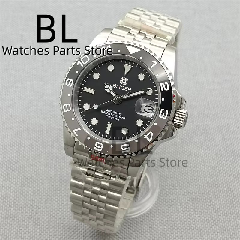 BLIGER 40 mm Herrenuhr NH35 Au – Ceramic Link Bracelet Bewertung und Preis