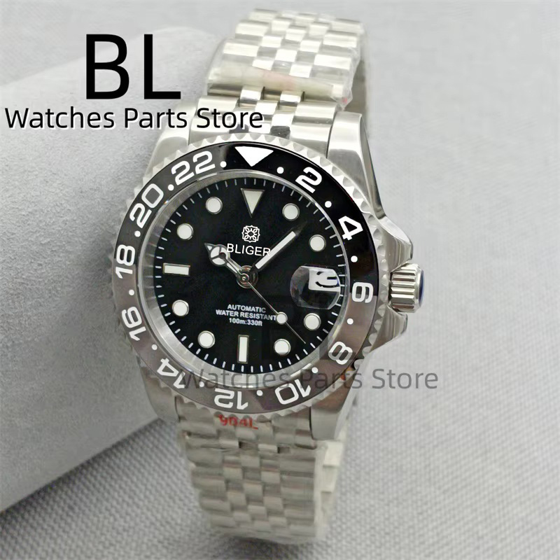 BLIGER 40 mm Herrenuhr NH35 Au – Ceramic Link Bracelet Bewertung und Preis