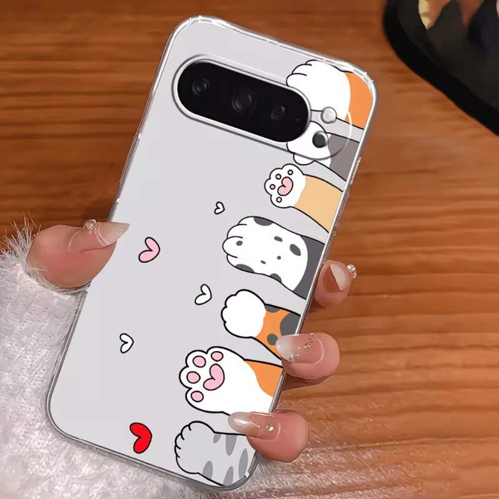 Cartoon-Katzenpfoten-Abdruck K – Google Pixel 8A Bewertung und Preis