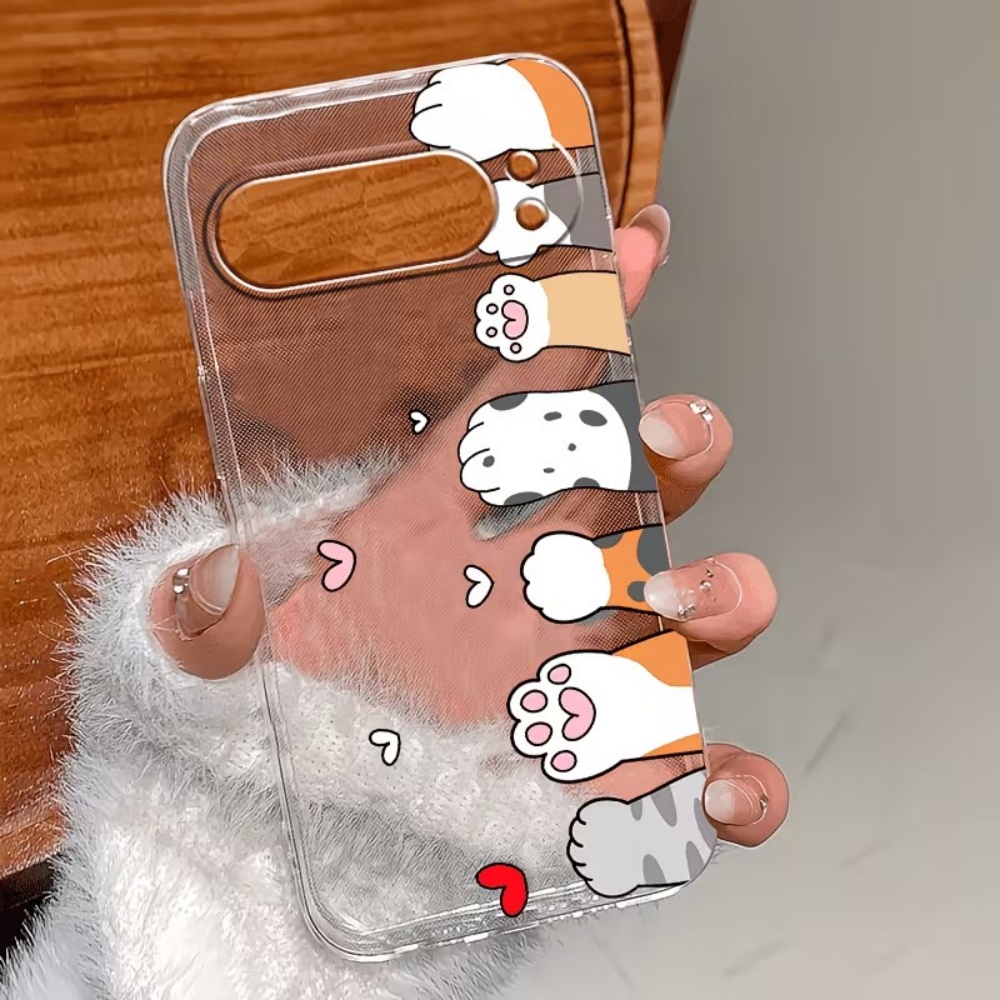 Cartoon-Katzenpfoten-Abdruck K – Google Pixel 8A Bewertung und Preis