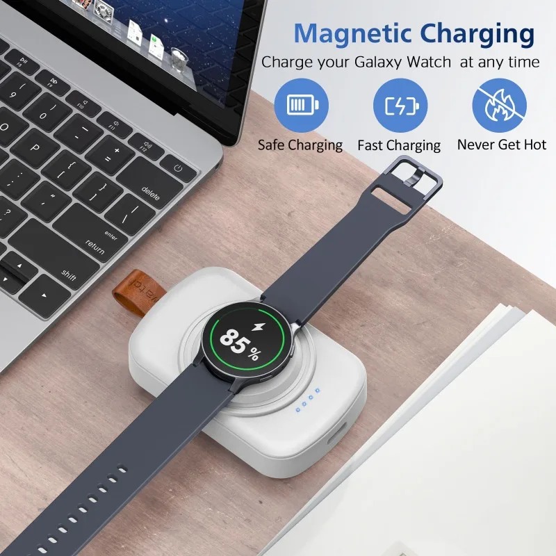 Tragbares 1800mAh Magnetisches – Wireless Charger Watch Bewertung und Preis