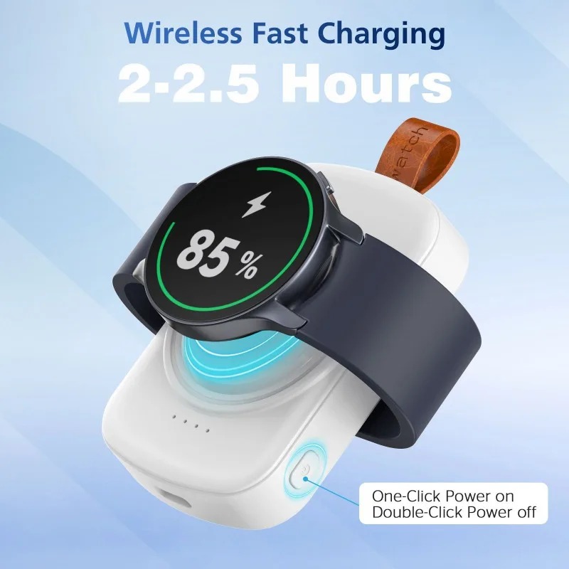 Tragbares 1800mAh Magnetisches – Wireless Charger Watch Bewertung und Preis