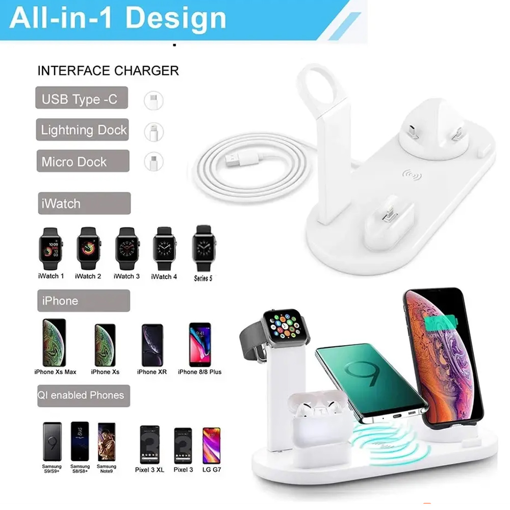 30W 7-in-1 Kabelloses Ladegerä – Wireless Charger Watch Bewertung und Preis