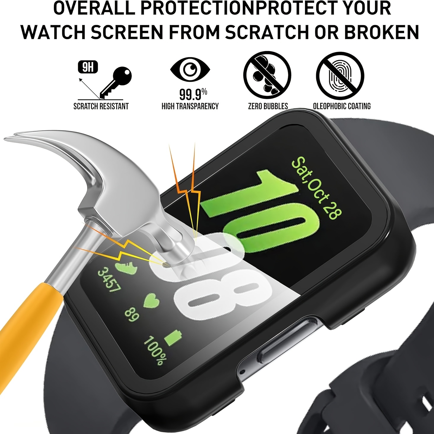 Glas+Hülle für Samsung Galaxy  – Samsung Smartwatch Accessories Bewertung und Preis
