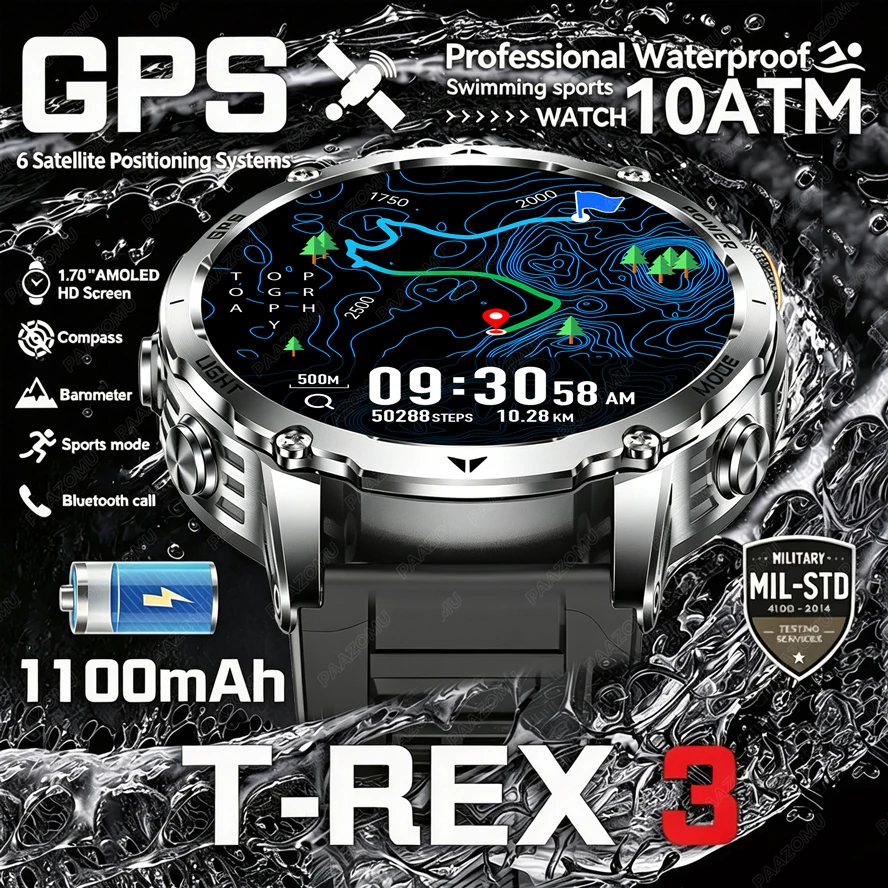 T-Rex 3 Militärische Smartwatc – Smartwatch M Active Bewertung und Preis