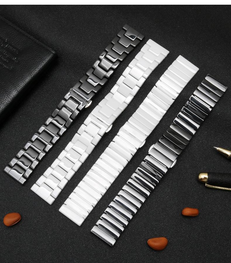 22 mm Keramik-Uhrenarmband für – Ceramic Link Bracelet Bewertung und Preis