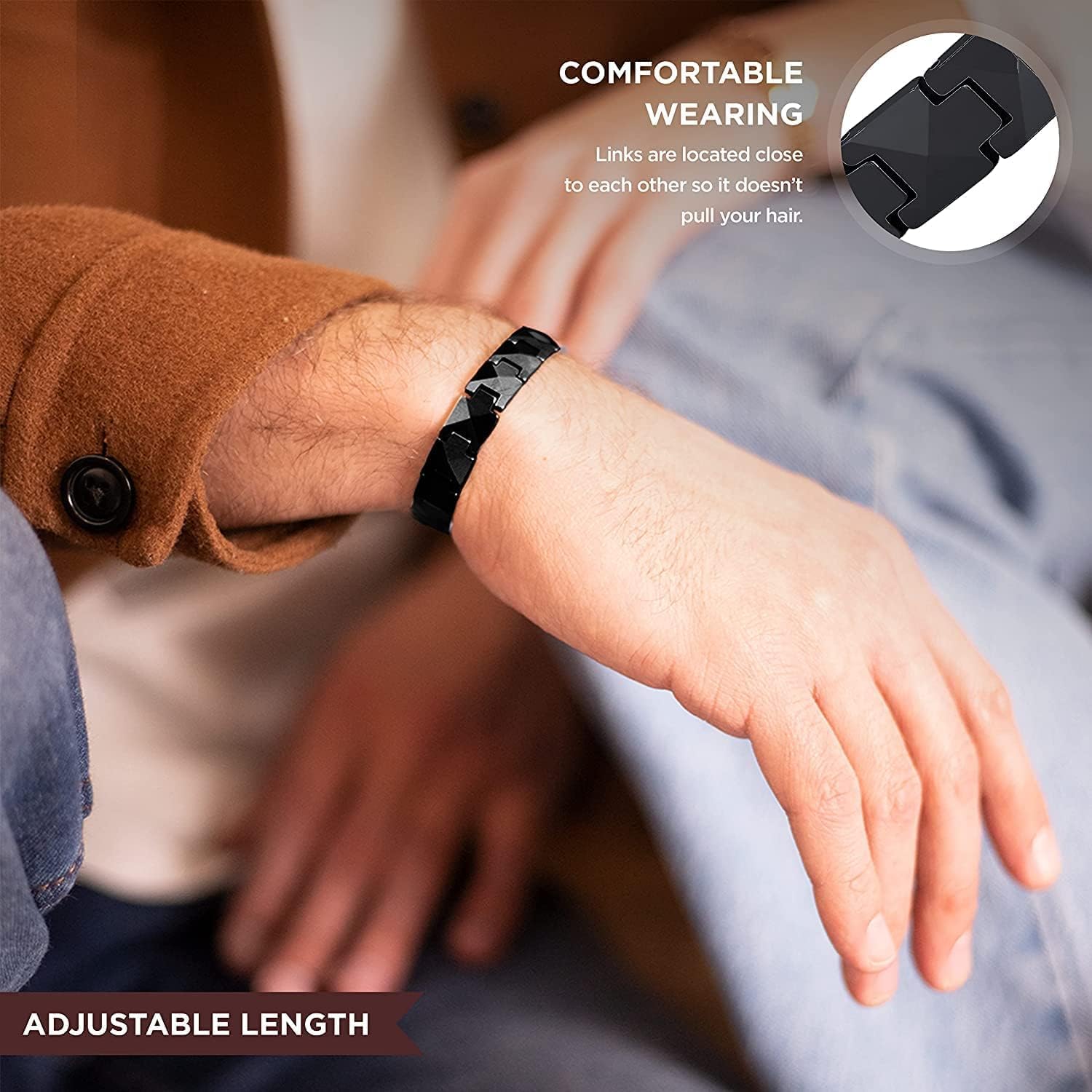 ARADOO Premium-Keramikarmband  – Ceramic Link Bracelet Bewertung und Preis