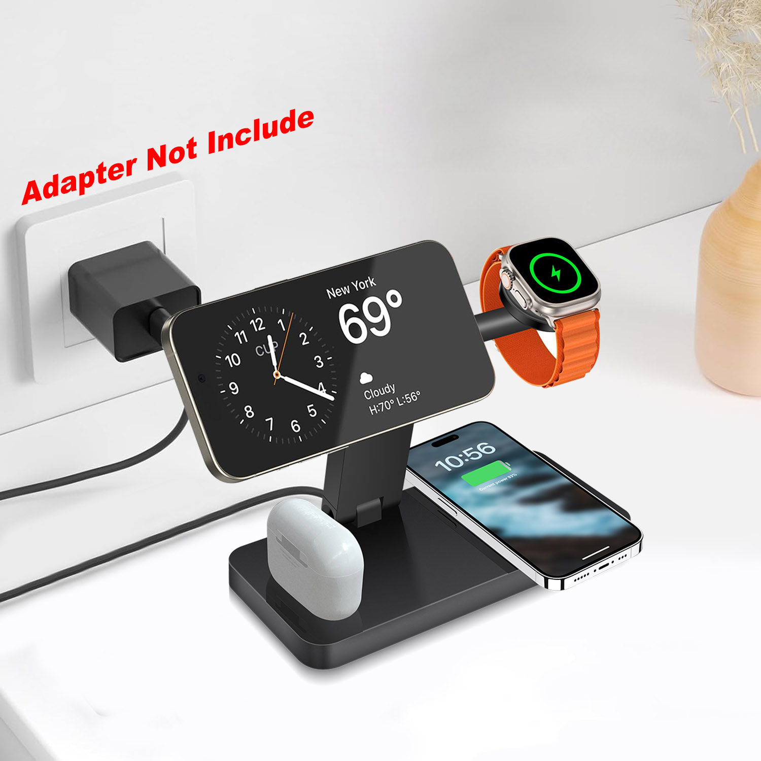 4-in-1 Magnetisches Kabelloses – Wireless Charger Watch Bewertung und Preis
