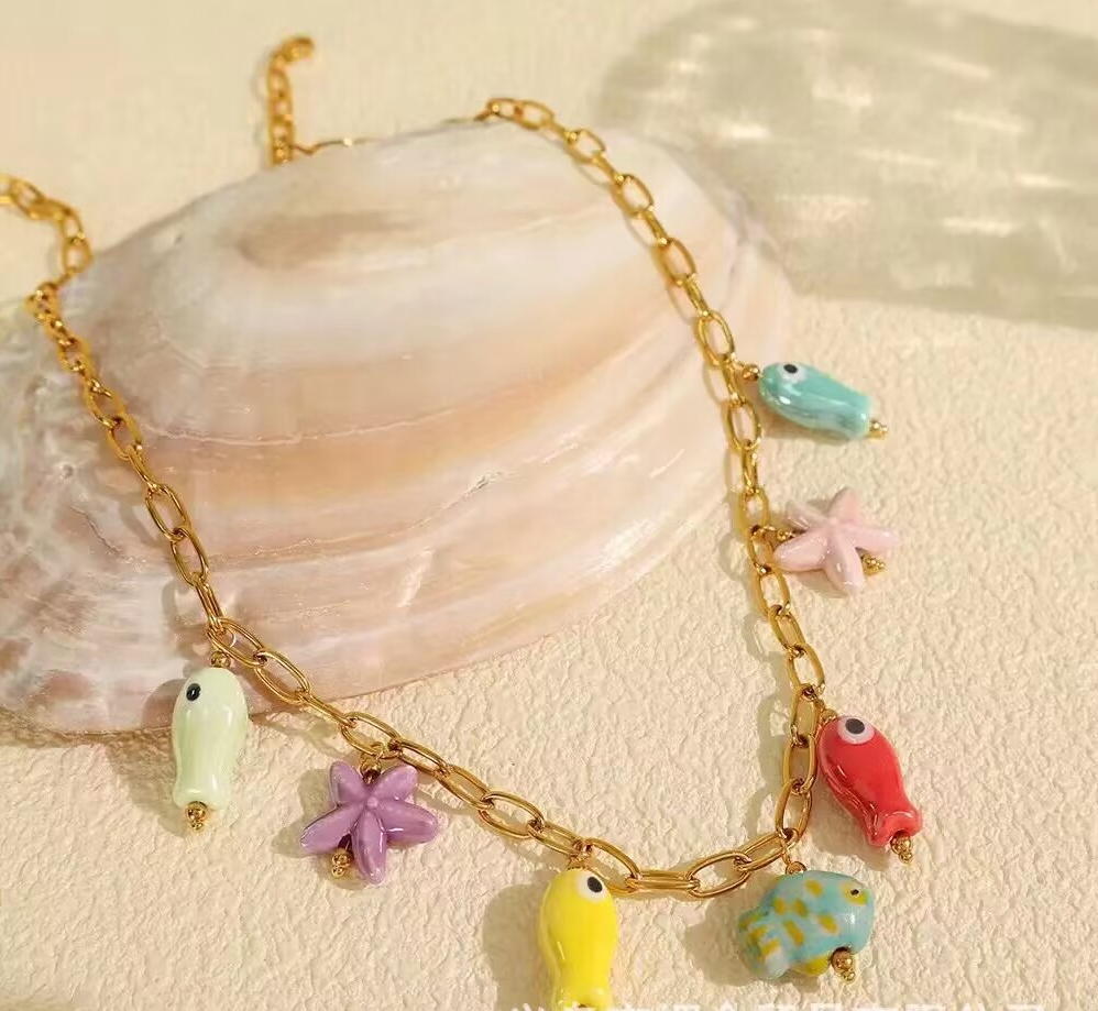 5 Stücke Neue Sommer Bunte Ema – Ceramic Link Bracelet Bewertung und Preis