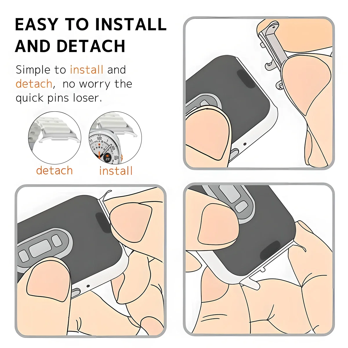 2 Stück Metalladapter Uhrenarm – Watch Band Connector Bewertung und Preis