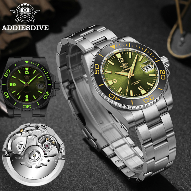 ADDIESDIVE AD2085 Herren-Tauch – Ceramic Link Bracelet Bewertung und Preis