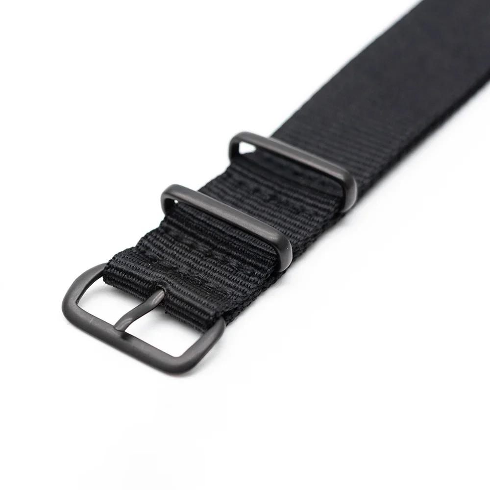 Schwarz Nylon Uhr Band Für Mec – Nylon Nato Strap Bewertung und Preis