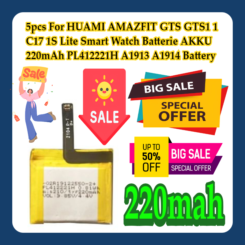 5 stücke Für HUAMI AMAZFIT GTS – Smartwatch A1914 Bewertung und Preis