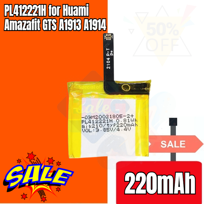 PL412221H 220mAh für Huami Ama – Smartwatch A1914 Bewertung und Preis