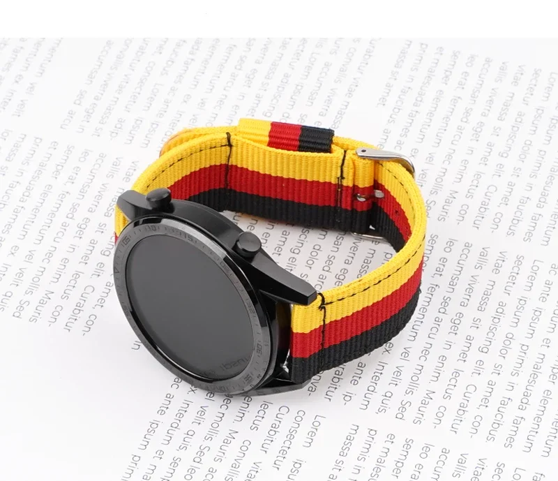 20 mm 22 mm gewebtes Nylonarmb – Nylon Nato Strap Bewertung und Preis