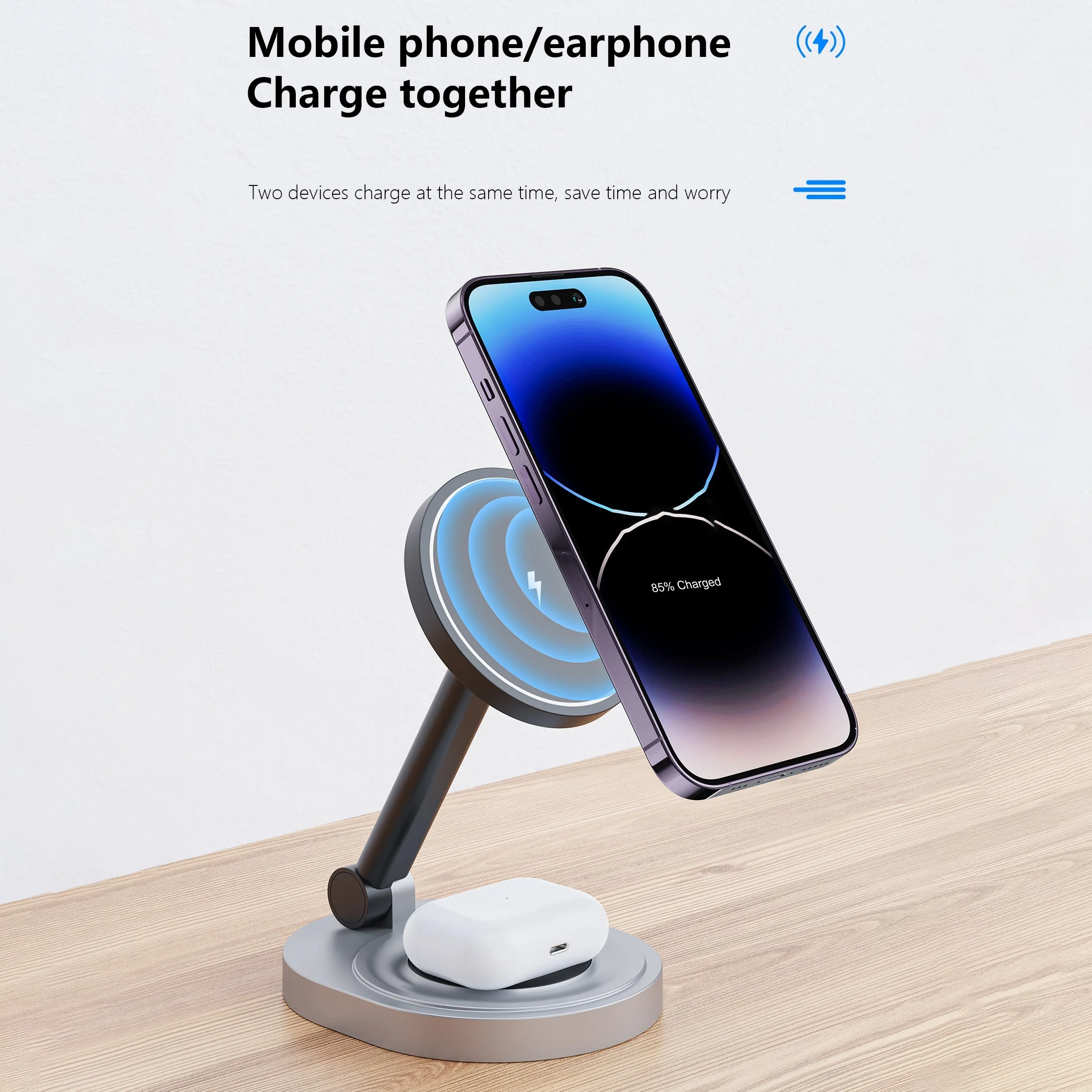 2-in-1 magnetisches kabelloses – Wireless Charger Watch Bewertung und Preis