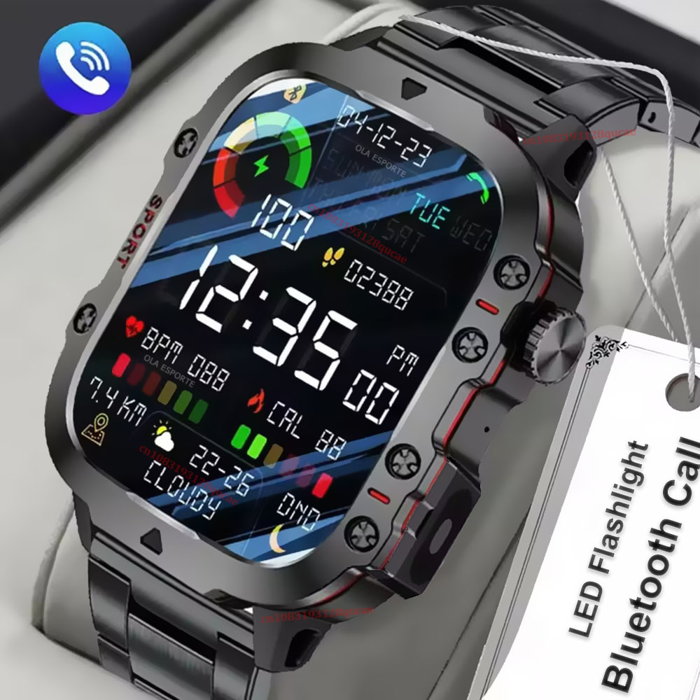 2026 Neue Militärische Smartwa – Smartwatch X12 Bewertung und Preis