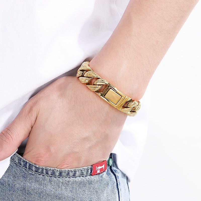 Kalen 19-21 cm langes Edelstah – Ceramic Link Bracelet Bewertung und Preis