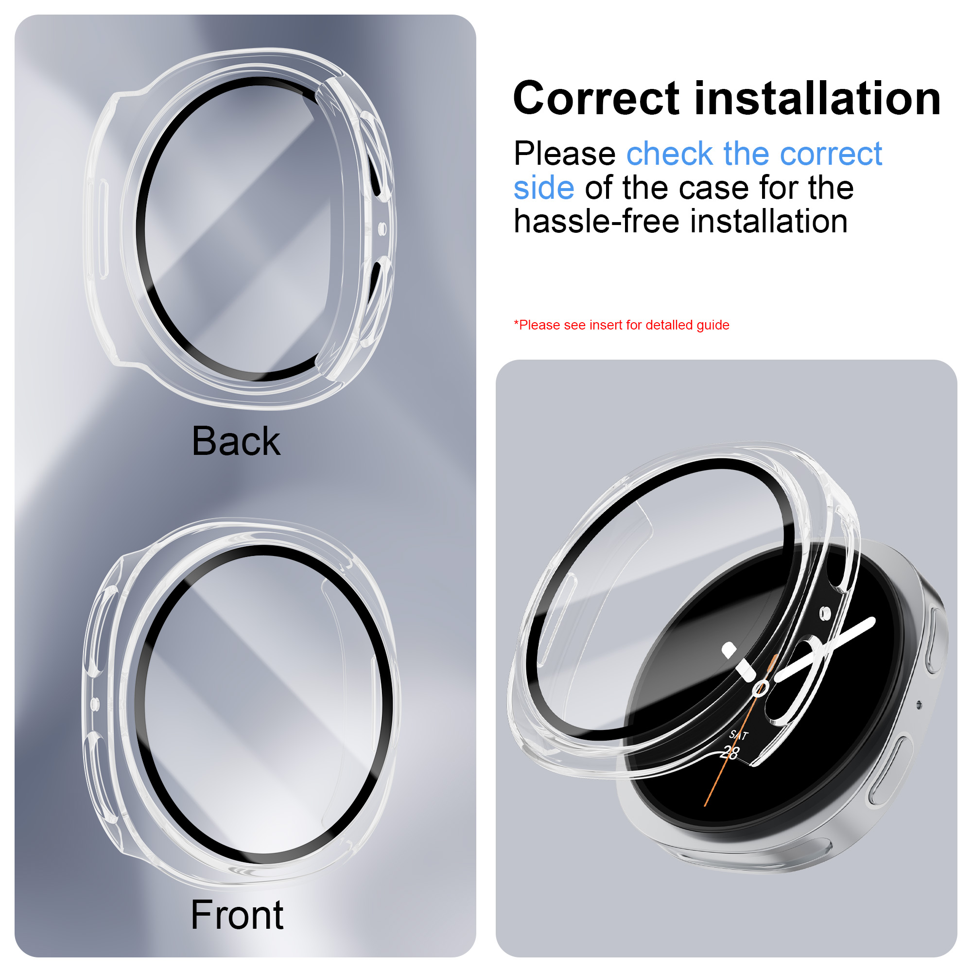 Gehärtetes Glas + PC-Gehäuse f – Samsung Smartwatch Accessories Bewertung und Preis