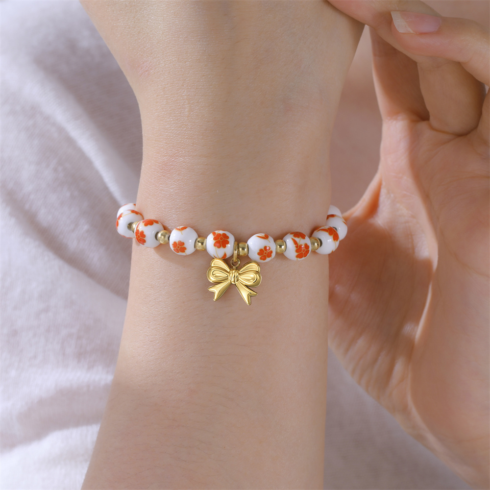 Bunte Keramikperlen-Armbänder  – Ceramic Link Bracelet Bewertung und Preis