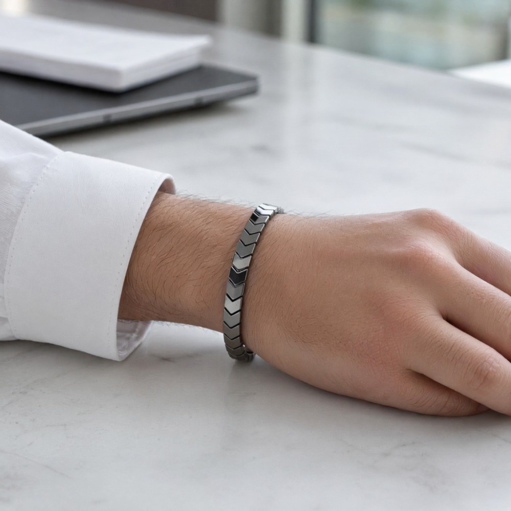 Elegantes schwarzes Gallenstei – Ceramic Link Bracelet Bewertung und Preis