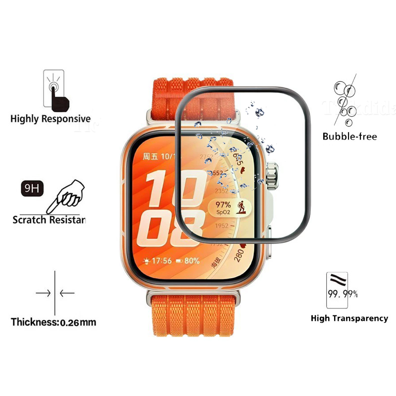 Weiches gehärtetes Glas für Hu – Huawei Smartwatch Accessories Bewertung und Preis