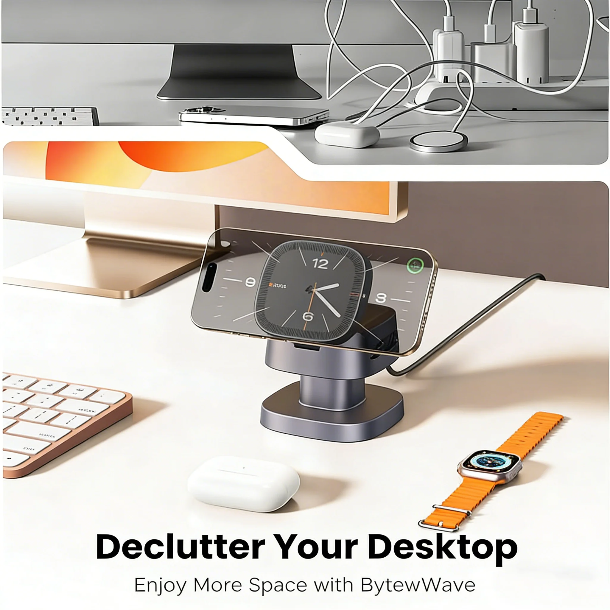 TIMESS Nachtlicht Pilz-Design  – Wireless Charger Watch Bewertung und Preis