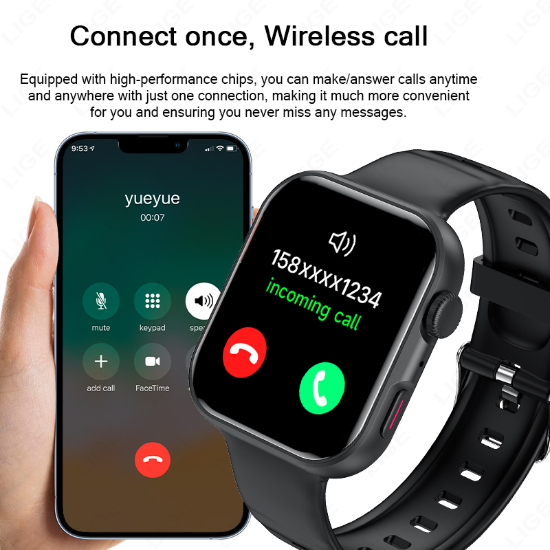 LIGE 1,83 Zoll HD-Bildschirm S – Smartwatch X12 Bewertung und Preis